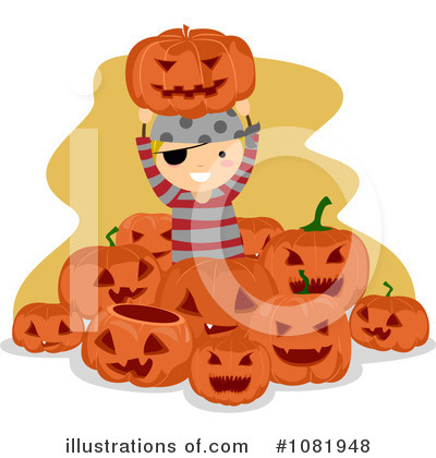 Royalty-Free (RF) Halloween Clipart Illustration by BNP Design Studio - Stock Sample #1081948