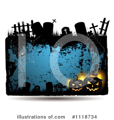 Royalty-Free (RF) Halloween Clipart Illustration by merlinul - Stock Sample #1118734