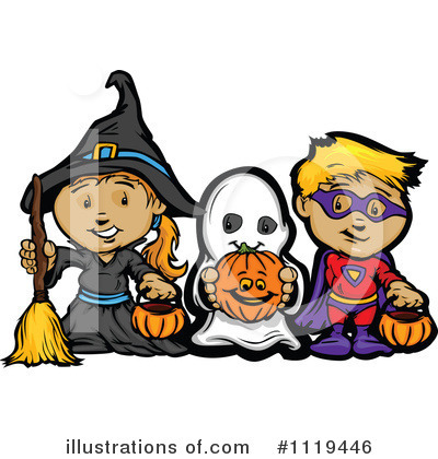 Royalty-Free (RF) Halloween Clipart Illustration by Chromaco - Stock Sample #1119446