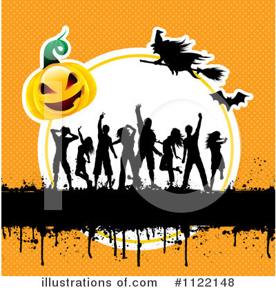 Halloween Background Clipart #1122148 by KJ Pargeter