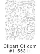 Halloween Clipart #1156311 by Cory Thoman