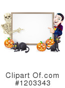 Halloween Clipart #1203343 by AtStockIllustration