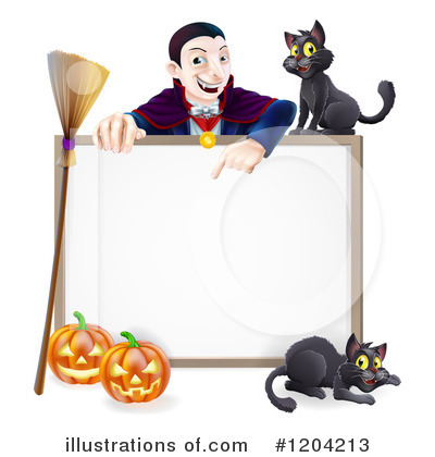 Royalty-Free (RF) Halloween Clipart Illustration by AtStockIllustration - Stock Sample #1204213