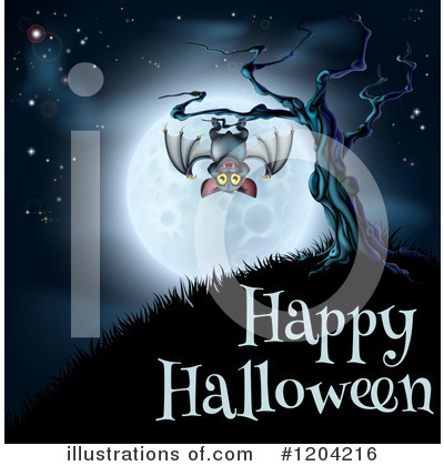 Royalty-Free (RF) Halloween Clipart Illustration by AtStockIllustration - Stock Sample #1204216