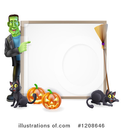 Royalty-Free (RF) Halloween Clipart Illustration by AtStockIllustration - Stock Sample #1208646