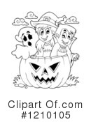 Halloween Clipart #1210105 by visekart