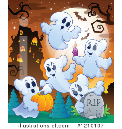 Royalty-Free (RF) Halloween Clipart Illustration by visekart - Stock Sample #1210107