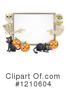 Halloween Clipart #1210604 by AtStockIllustration