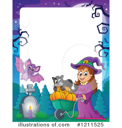 Royalty-Free (RF) Halloween Clipart Illustration by visekart - Stock Sample #1211525