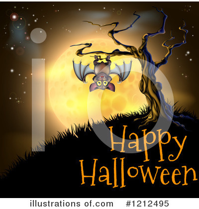 Royalty-Free (RF) Halloween Clipart Illustration by AtStockIllustration - Stock Sample #1212495