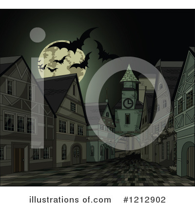 Royalty-Free (RF) Halloween Clipart Illustration by Pushkin - Stock Sample #1212902
