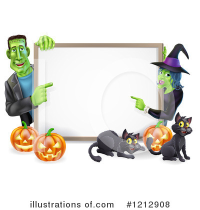 Royalty-Free (RF) Halloween Clipart Illustration by AtStockIllustration - Stock Sample #1212908