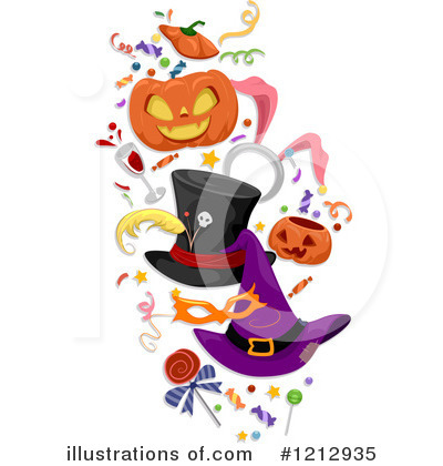 Royalty-Free (RF) Halloween Clipart Illustration by BNP Design Studio - Stock Sample #1212935