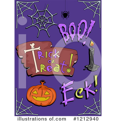 Royalty-Free (RF) Halloween Clipart Illustration by BNP Design Studio - Stock Sample #1212940