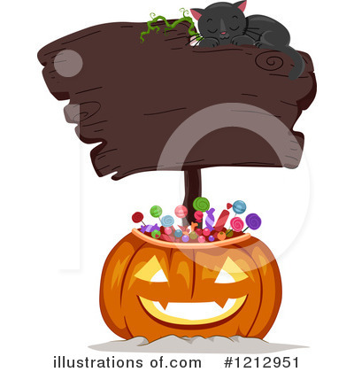 Royalty-Free (RF) Halloween Clipart Illustration by BNP Design Studio - Stock Sample #1212951