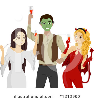 Royalty-Free (RF) Halloween Clipart Illustration by BNP Design Studio - Stock Sample #1212960