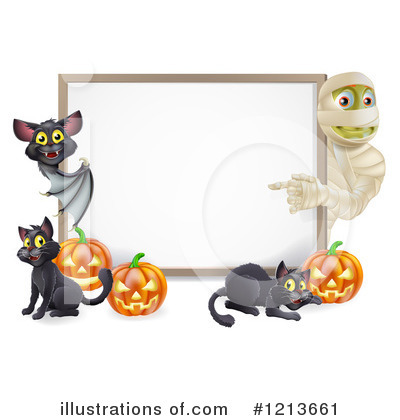 Royalty-Free (RF) Halloween Clipart Illustration by AtStockIllustration - Stock Sample #1213661