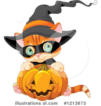 Royalty-Free (RF) Halloween Clipart Illustration by Pushkin - Stock Sample #1213673