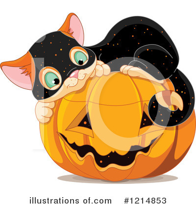 Royalty-Free (RF) Halloween Clipart Illustration by Pushkin - Stock Sample #1214853