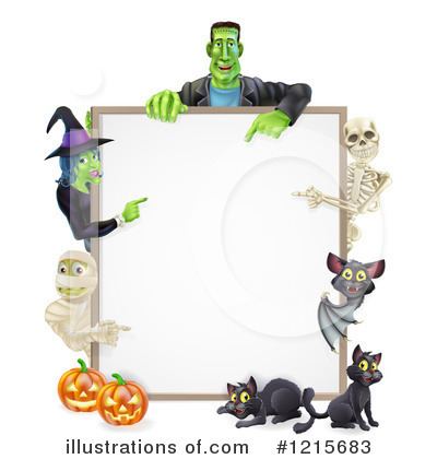 Royalty-Free (RF) Halloween Clipart Illustration by AtStockIllustration - Stock Sample #1215683
