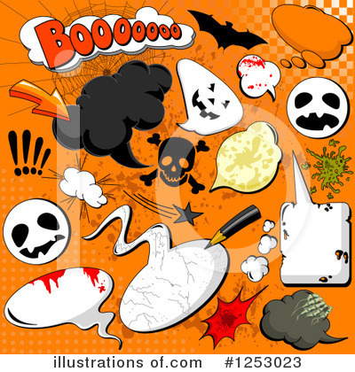 Royalty-Free (RF) Halloween Clipart Illustration by Pushkin - Stock Sample #1253023