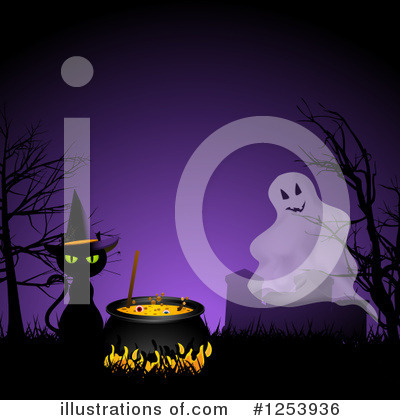Royalty-Free (RF) Halloween Clipart Illustration by elaineitalia - Stock Sample #1253936