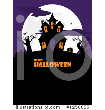 Royalty-Free (RF) Halloween Clipart Illustration by elaineitalia - Stock Sample #1256055