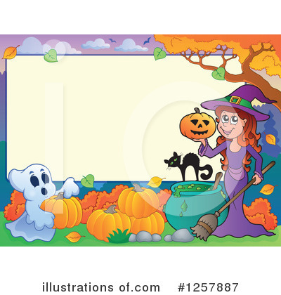 Royalty-Free (RF) Halloween Clipart Illustration by visekart - Stock Sample #1257887