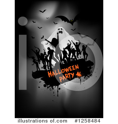 Halloween Party Clipart #1258484 by KJ Pargeter