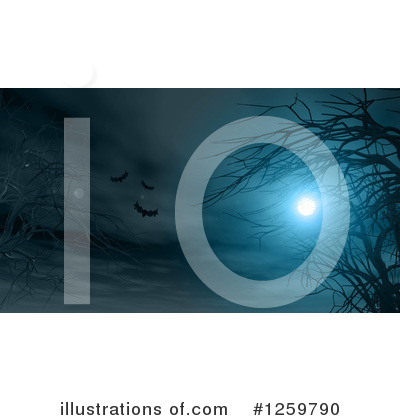 Halloween Background Clipart #1259790 by KJ Pargeter
