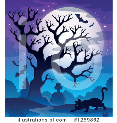 Royalty-Free (RF) Halloween Clipart Illustration by visekart - Stock Sample #1259862