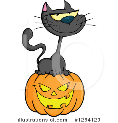 Royalty-Free (RF) Halloween Clipart Illustration by Hit Toon - Stock Sample #1264129