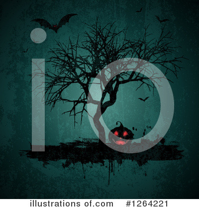 Royalty-Free (RF) Halloween Clipart Illustration by KJ Pargeter - Stock Sample #1264221