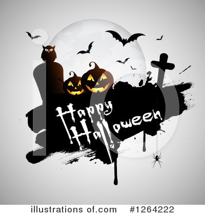 Royalty-Free (RF) Halloween Clipart Illustration by KJ Pargeter - Stock Sample #1264222