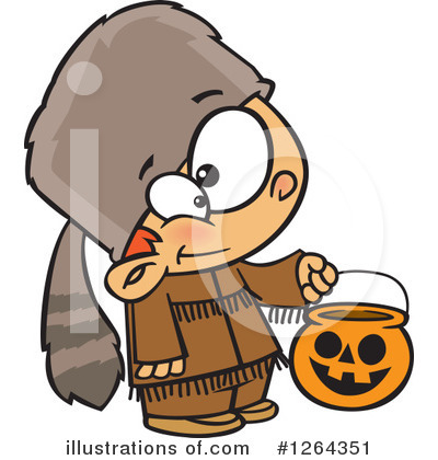 Trick Or Treating Clipart #1264351 by toonaday