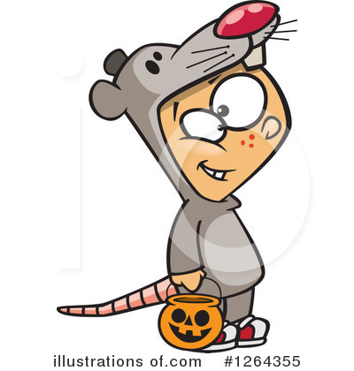 Royalty-Free (RF) Halloween Clipart Illustration by toonaday - Stock Sample #1264355