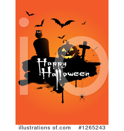 Royalty-Free (RF) Halloween Clipart Illustration by KJ Pargeter - Stock Sample #1265243