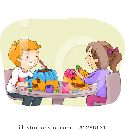 Royalty-Free (RF) Halloween Clipart Illustration by BNP Design Studio - Stock Sample #1266131