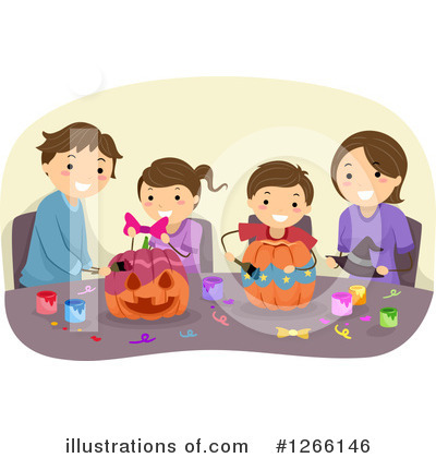 Royalty-Free (RF) Halloween Clipart Illustration by BNP Design Studio - Stock Sample #1266146