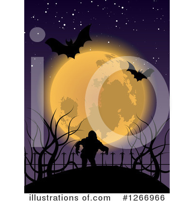 Royalty-Free (RF) Halloween Clipart Illustration by vectorace - Stock Sample #1266966