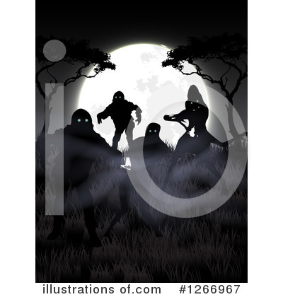 Royalty-Free (RF) Halloween Clipart Illustration by vectorace - Stock Sample #1266967