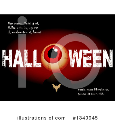Royalty-Free (RF) Halloween Clipart Illustration by elaineitalia - Stock Sample #1340945
