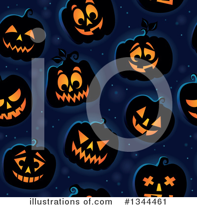 Halloween Pumpkins Clipart #1344461 by visekart