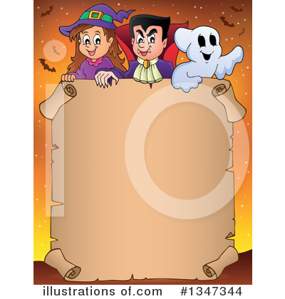 Royalty-Free (RF) Halloween Clipart Illustration by visekart - Stock Sample #1347344