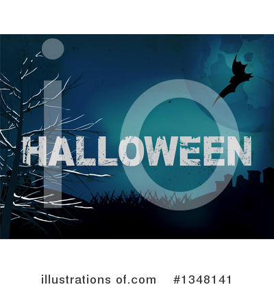 Royalty-Free (RF) Halloween Clipart Illustration by elaineitalia - Stock Sample #1348141