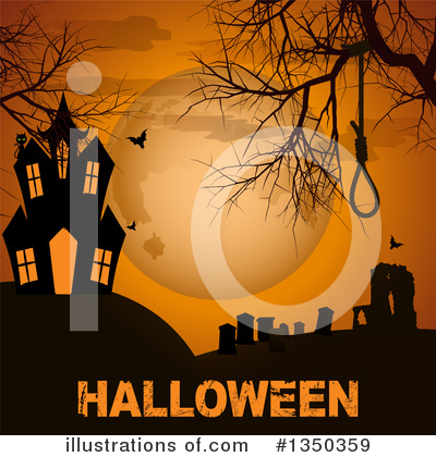 Royalty-Free (RF) Halloween Clipart Illustration by elaineitalia - Stock Sample #1350359