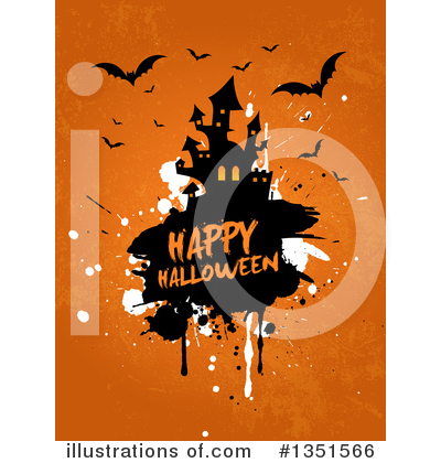Haunted House Clipart #1351566 by KJ Pargeter