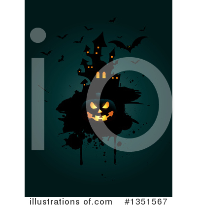 Halloween Pumpkins Clipart #1351567 by KJ Pargeter