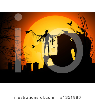 Royalty-Free (RF) Halloween Clipart Illustration by elaineitalia - Stock Sample #1351980