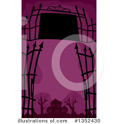Haunted House Clipart #1352430 by BNP Design Studio